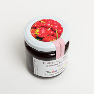 Erdbeeren-Johannisbeeren Konfitüre